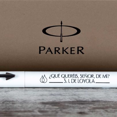 Bolígrafo Parker blanco 2