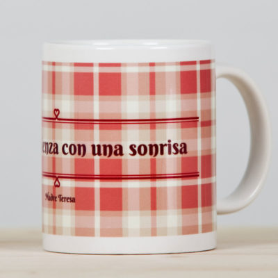 Taza "La Paz"rosa2