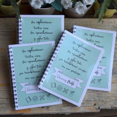 Cuaderno «Gracias Profe»