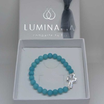 Pulsera comunión Azul