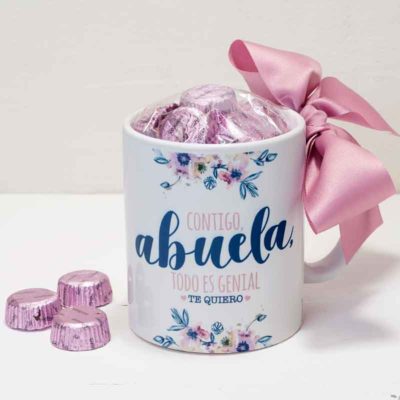 Taza Mug "Contigo Abuela"